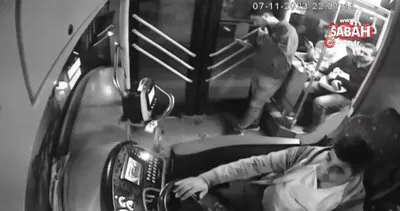 Darp edilen genci otobüsüne alarak böyle kurtardı | Video