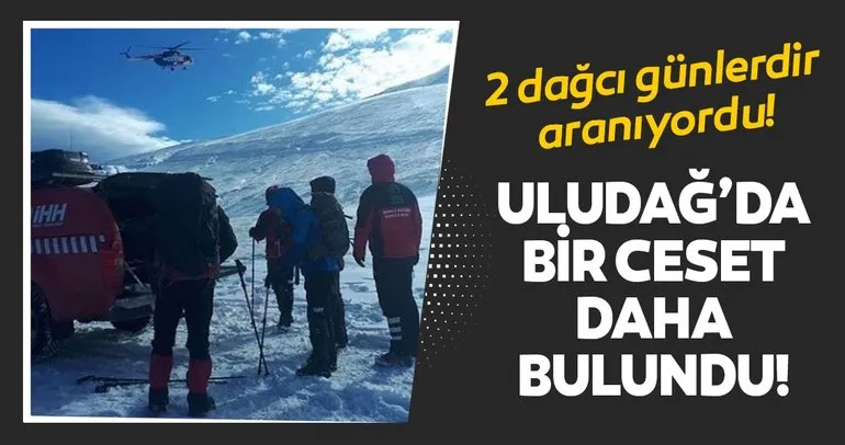 SON DAKİKA: Uludağ’da kaybolan dağcılar hakkında acı haber!