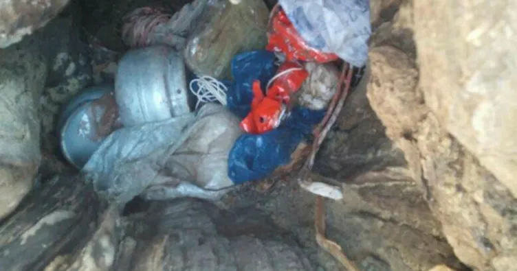 PKK sığınağında patlayıcı ele geçirildi