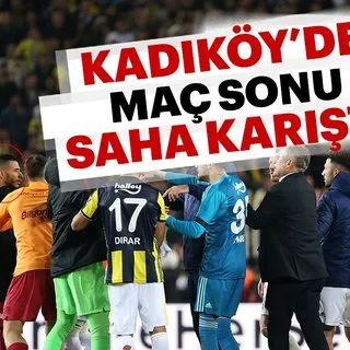 SON DAKİKA HABERİ: Fenerbahçe Galatasaray maçından sonra saha içinde yine gergin anlar! Başrolde yine aynı isimler...