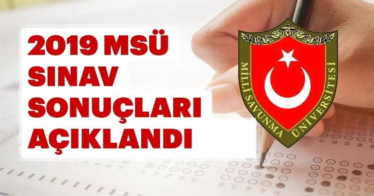 MSÜ sınav sonuçları ÖSYM tarafından açıklandı! 2019 AİS sayfası ile MSÜ sonuçları HEMEN sorgula!