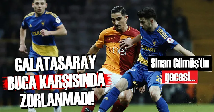 Aslan, Buca karşısında zorlanmadı