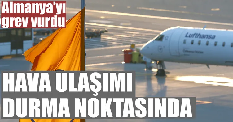 Almanya’da grev hava ulaşımını felç etti
