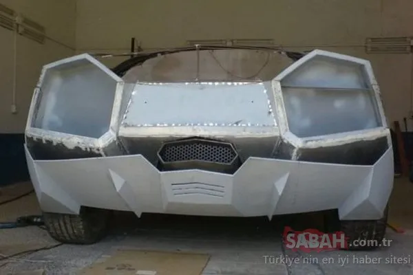 Lamborghini Aventador alamadı ama evinde yaptı! Genç adamın spor otomobilini görenler şoke oldu