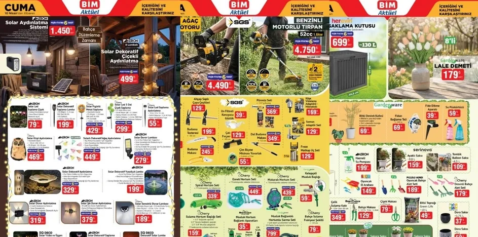 YENİ HAFTA! BİM aktüel katalog 7-10 Nisan 2026: İndirimli ürünlerde neler var?