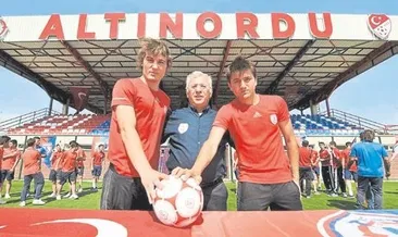 Altınordu’nun gözü Çağlar ve Cengız’de