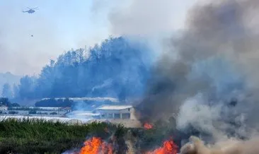 Antalya'da orman yangını: Havadan ve karadan müdahale sürüyor! #antalya