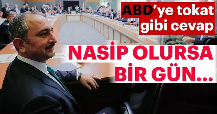 Son dakika: Abdulhamit Gül'den ABD'ye tokat gibi cevap