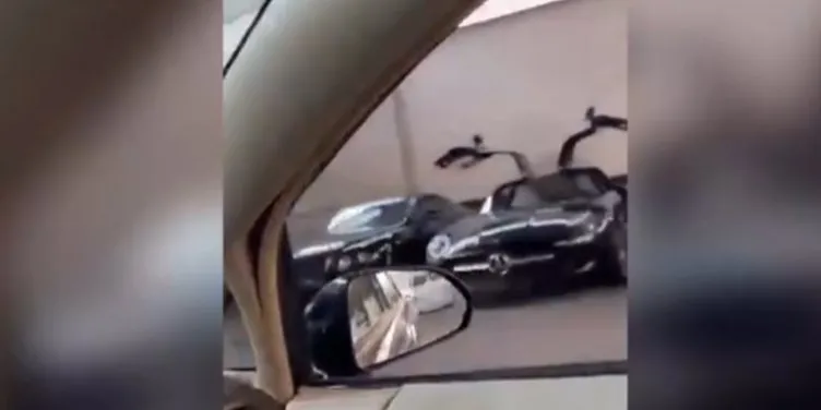 İşte Esad’ın garajı: Lüks otomobiller böyle görüntülendi!