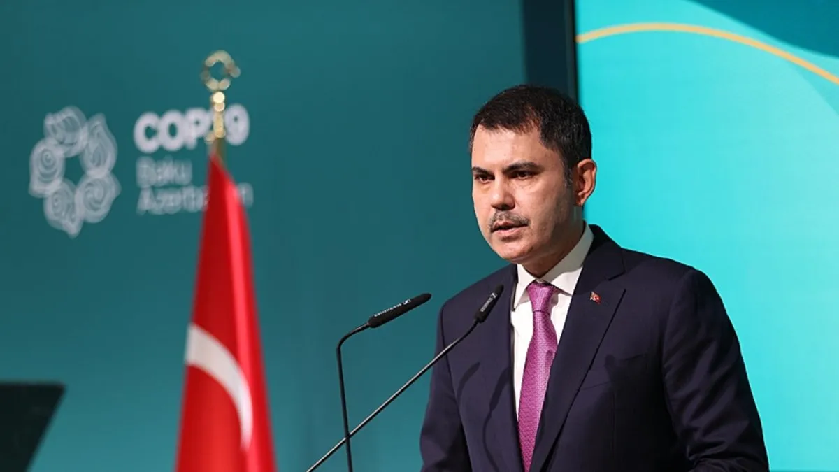Bakan Kurum'dan İklim Kanunu açıklaması
