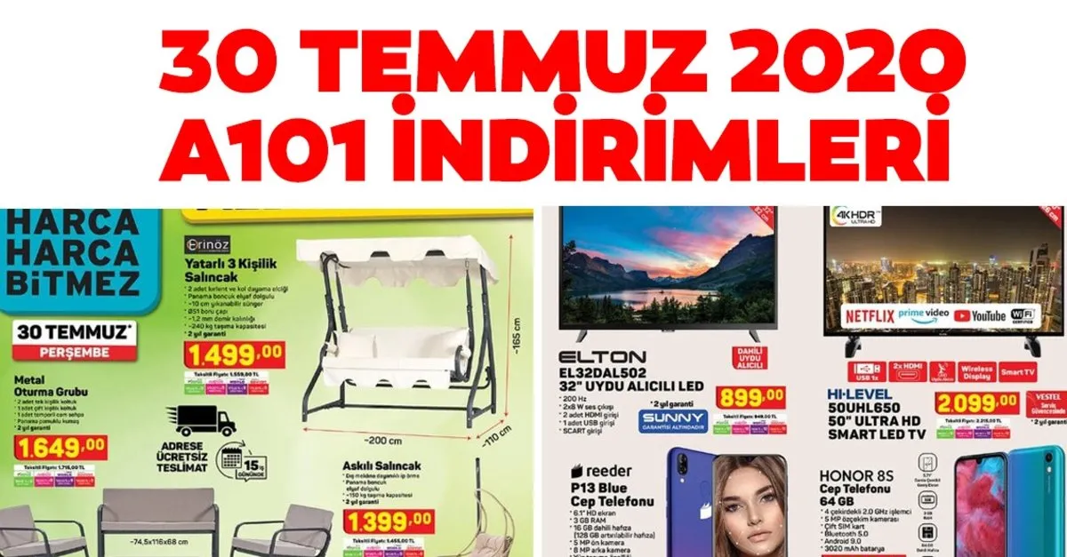 30 temmuz 2020 persembe a101 aktuel urunler kataloguyla keyifli alisverisler a101 aktuel urunler katalogunda bu hafta surpriz indirimler son dakika haberler