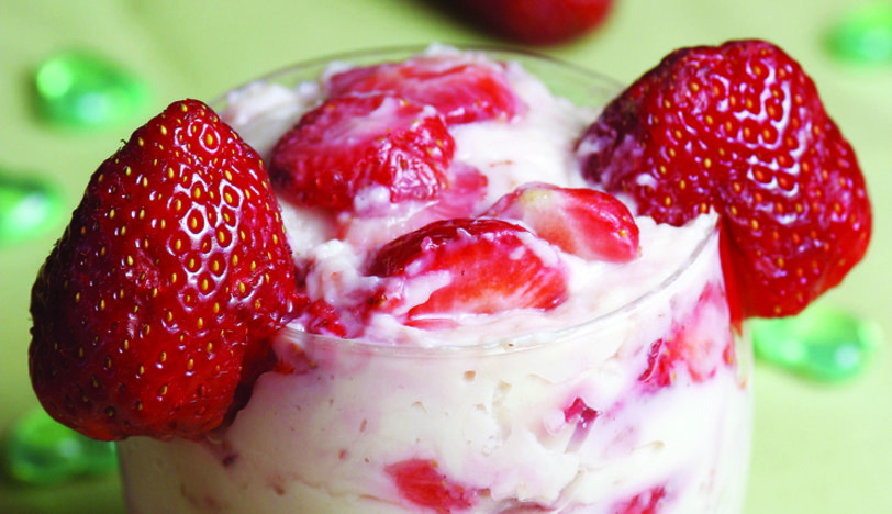 Çilekli Puding