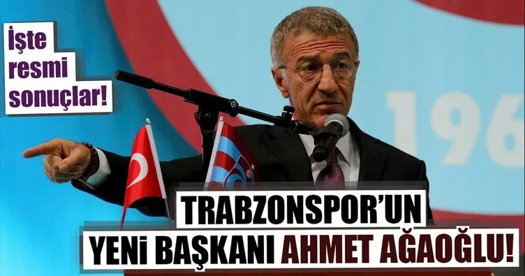 Son dakika haberi: Trabzonspor’da yeni başkan Ahmet Ağaoğlu!