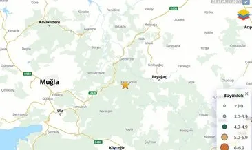 Muğla Menteşe’de 3.9 büyüklüğünde deprem
