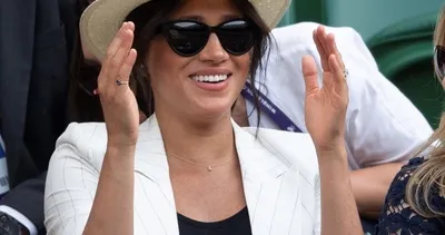 Kraliyet gelini Meghan Markle maç izlemeye gitti... Giydiği pantolon olay oldu!