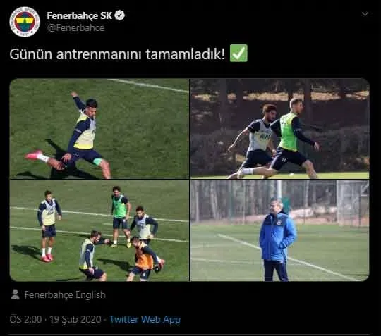 Fenerbahçe'den şaşırtan paylaşım! Ersun Yanal...