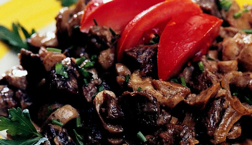 Kremalı Mantarlı Et Sote