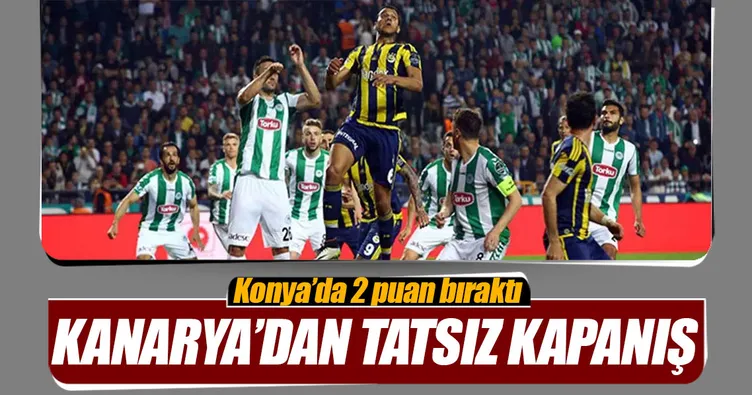 Kanarya’dan tatsız kapanış