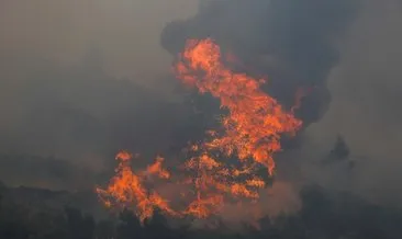 Yunanistan’da yangın! Alevler evlere kadar ulaştı: Art arda şiddetli patlamalar...