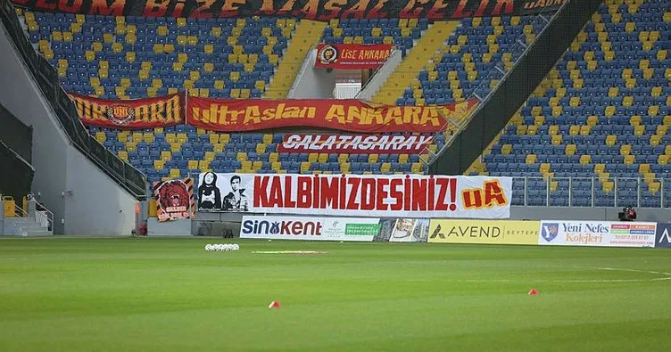 Galatasaray taraftarı vefat eden Ankaragücü taraftarları Eren ve Mert’i unutmadı