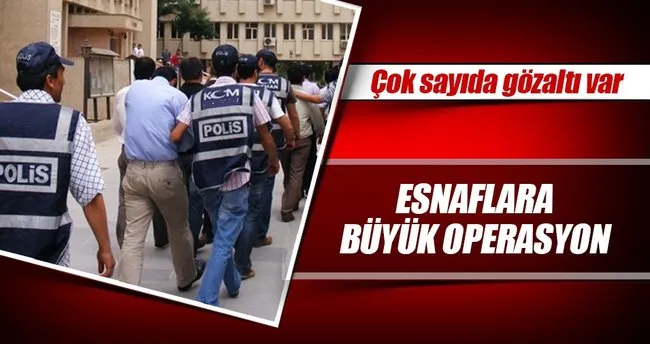 Antalya’da esnaflara FETÖ operasyonu: 43 gözaltı