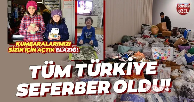 Ünlü ünsüz tüm Türkiye Elazığ depremzedeleri için seferber oldu!