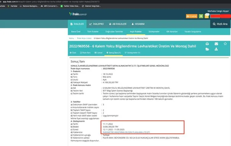 SON DAKİKA | Ekrem İmamoğlu’nun ekibindeydi! Hem şirketine ihale hem genel müdürlük