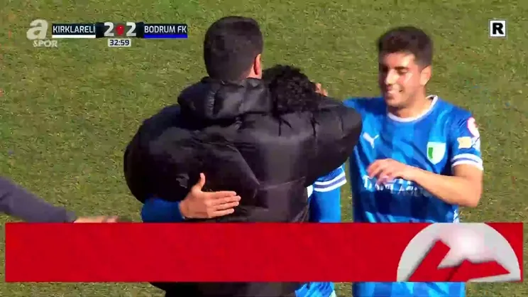 GOL | Kırklarelispor 2-2 Sipay Bodrum FK
