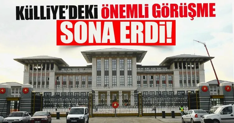 Cumhurbaşkanı Erdoğan ve Erol Kaya görüşmesi sona erdi