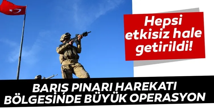 Barış Pınarı Harekatı bölgesinde 20 terörist etkisiz hale getirildi