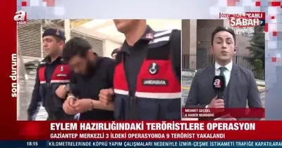 Son dakika: Gaziantep’te eylem hazırlığındaki 9 terörist yakalandı | Video