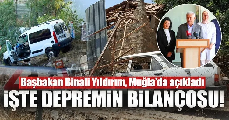 Son dakika! Başbakan Binali Yıldırım, deprem bilançosunu açıkladı