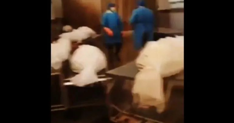 SON DAKİKA: İran’dan korkunç manzaralar! Kum kentindeki mezarlıkta...