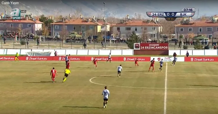 Erzincanspor Beşiktaş maçı canlı izle! A SPOR canlı izle Kara Kartal tur peşinde canlı takip