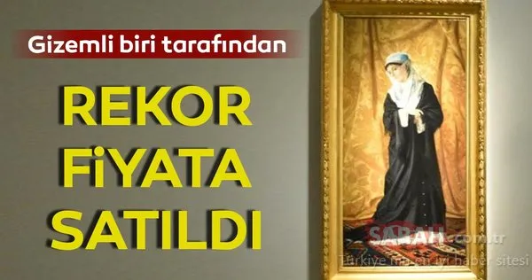 Osman Hamdi Bey'in ‘İstanbul Hanımefendisi’ adlı tablosu rekor fiyata satıldı