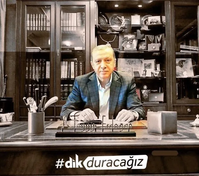 Cumhurbaşkanı Erdoğan'a dev destek! Senin yanında dik duracağız