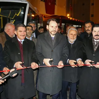 Ağrı’da 66 yeni halk otobüsü hizmete başladı