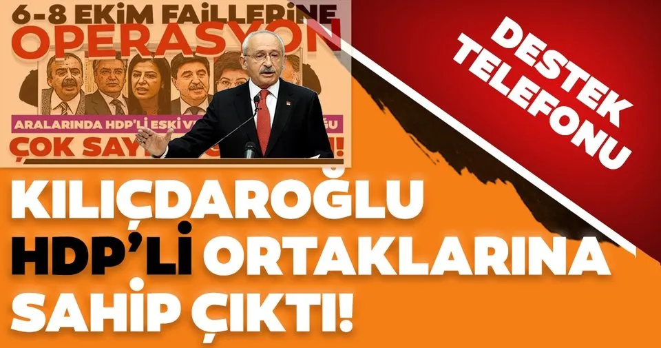 Kılıçdaroğlu'ndan HDP'ye hep destek, tam destek!