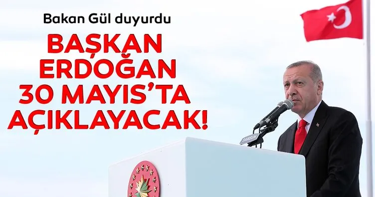 Son dakika: Adalet Bakanı Gül duyurdu! Başkan Erdoğan 30 Mayıs’ta açıklayacak