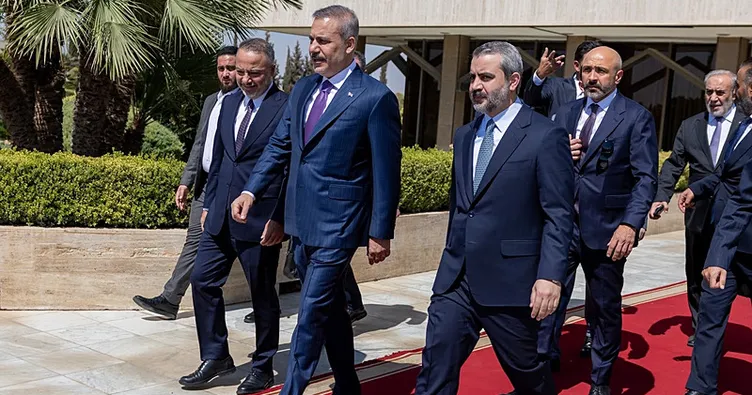 Bakan Fidan Suriye’nin başkenti Şam’a geldi