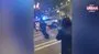 ABD'de polis aracı, kalabalığın arasına daldı, 1 kişi ezildi | Video