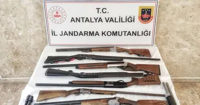 Antalya’da ruhsatsız silah operasyonu #antalya
