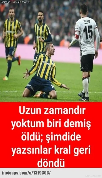 Beşiktaş Fenerbahçe derbi capsleri