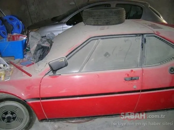 BMW araba garajda unutuldu! 37 sene boyunca garajda kilitli kaldı! Bu BMW'den sadece 453 adet üretilmişti