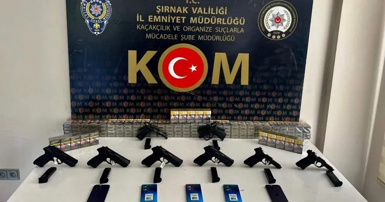 Şırnak’ta kaçakçılık operasyonlarında 44 gözaltı