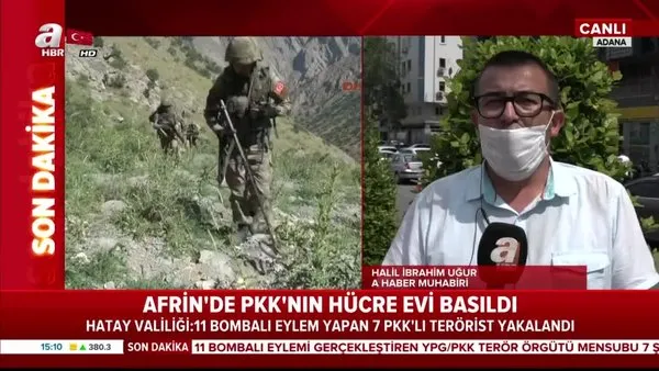 Son dakika: Afrin'de PKK'nın hücre evi basıldı! Bombalı eylem yapan 7 terörist yakalandı | Video