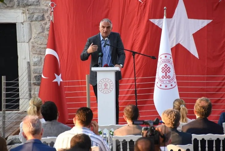 Bakan Ersoy, Bodrum Kalesi’nin açılışını yaptı