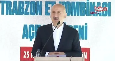 Bakan Karaismailoğlu Trabzon Et Kombinası Açılış Töreni’nde konuştu | Video