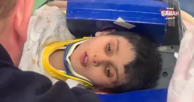 8 yaşındaki Semih Ege 156. saatte enkazdan kurtarıldı: Bir damacana istedi | Video