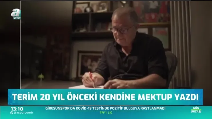Fatih Terim'den '20 yıl önceki Fatih Terim'e mektup